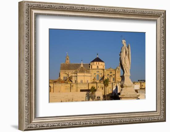 The Roman Bridge and the Mezquita Cathedral, Cordoba, Andalucia, Spain-Carlo Morucchio-Framed Photographic Print