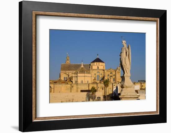 The Roman Bridge and the Mezquita Cathedral, Cordoba, Andalucia, Spain-Carlo Morucchio-Framed Photographic Print