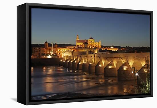 The Roman Bridge of Cordoba Is a Bridge in Cordoba, Andalusia, Southern Spain-David Bank-Framed Premier Image Canvas