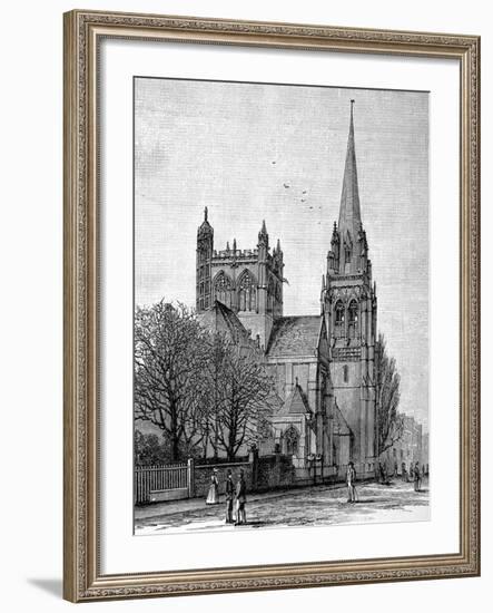 The Roman Catholic Church, Cambridge, 1890-null-Framed Photographic Print