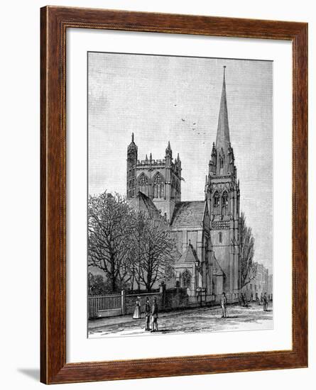 The Roman Catholic Church, Cambridge, 1890-null-Framed Photographic Print