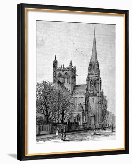 The Roman Catholic Church, Cambridge, 1890-null-Framed Photographic Print