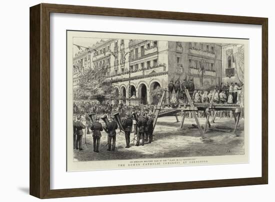 The Roman Catholic Congress at Saragossa-null-Framed Giclee Print