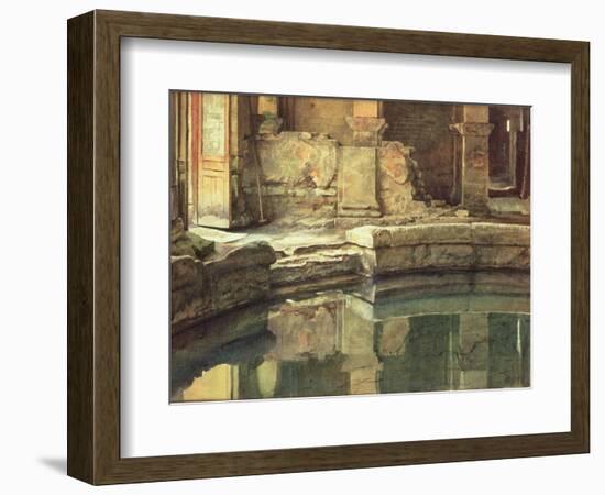 The Roman Circular Bath at Bath-Edward John Poynter-Framed Giclee Print