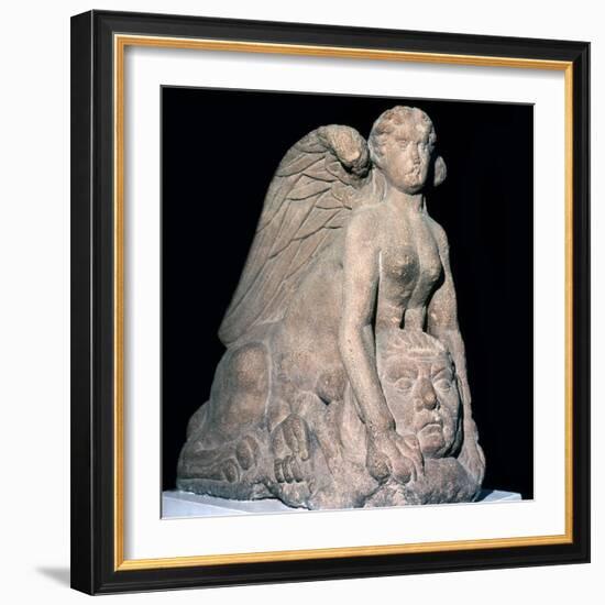 The Roman Colchester Sphinx, 1st century. Artist: Unknown-Unknown-Framed Giclee Print