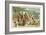 The Roman Emperor Trajan Camped on the Banks of the Danube-null-Framed Giclee Print