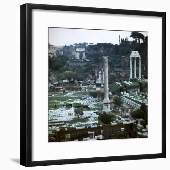 The Roman Forum, 2nd-5th Century-CM Dixon-Framed Photographic Print