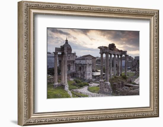 The Roman Forum (Foro Romano), Rome, Lazio, Italy, Europe-Julian Elliott-Framed Photographic Print