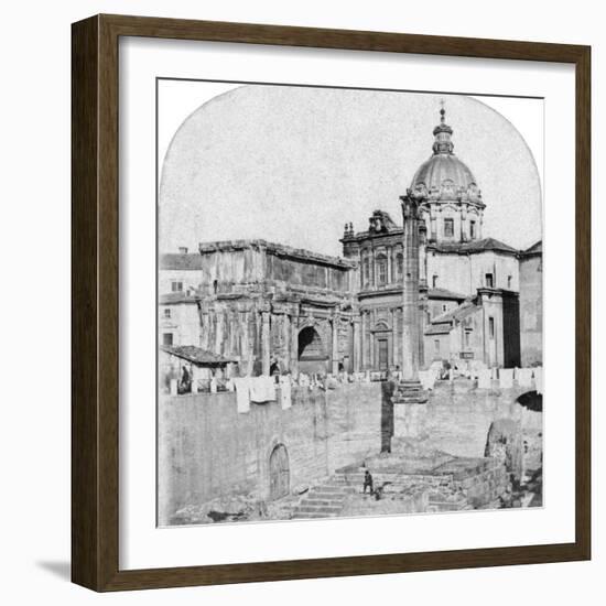 The Roman Forum, Rome, Italy, Early 20th Century-null-Framed Photographic Print