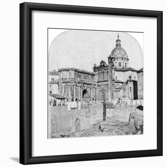 The Roman Forum, Rome, Italy, Early 20th Century-null-Framed Photographic Print