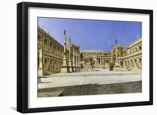 The Roman Forum-Joseph Theodore Hansen-Framed Giclee Print