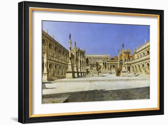 The Roman Forum-Joseph Theodore Hansen-Framed Giclee Print