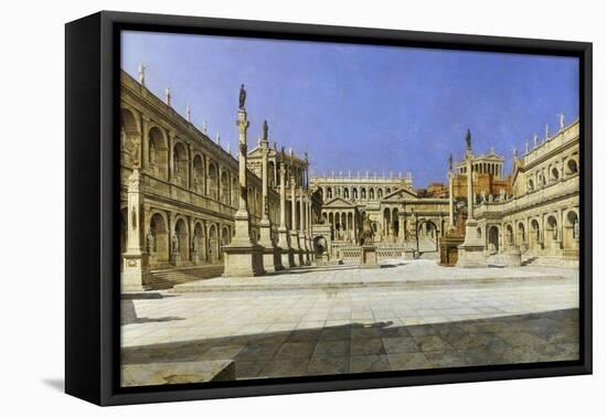 The Roman Forum-Joseph Theodore Hansen-Framed Premier Image Canvas