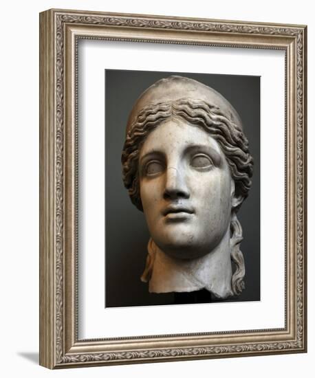 The Roman Goddess Juno. Bust. First Half of 2nd Century A.C. Marble. Carlsberg Glyptotek Museum.…-null-Framed Giclee Print