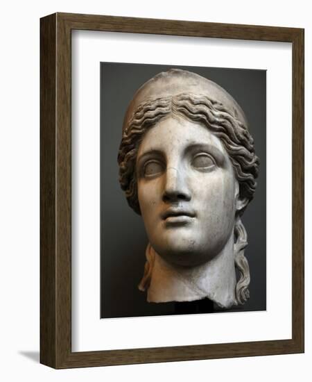 The Roman Goddess Juno. Bust. First Half of 2nd Century A.C. Marble. Carlsberg Glyptotek Museum.…-null-Framed Giclee Print