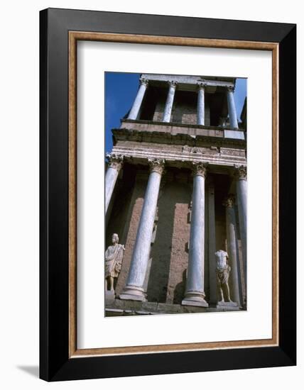 The Roman Theatre at Merida, 1st century BC-Unknown-Framed Photographic Print