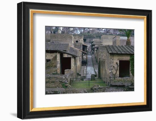 The Roman town of Herculaneum, 1st century. Artist: Unknown-Unknown-Framed Photographic Print