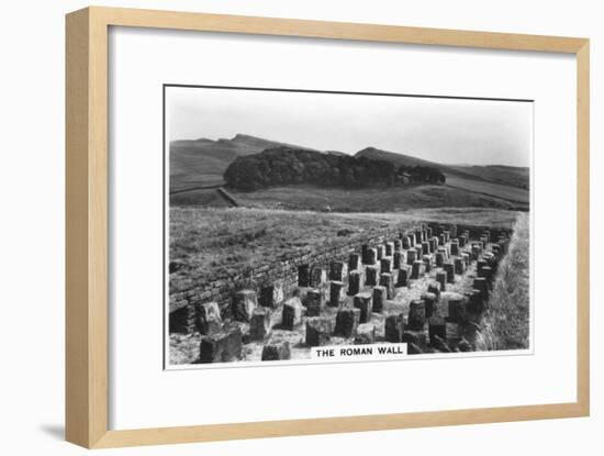 The Roman Wall, Housesteads, Northumberland, 1937-null-Framed Giclee Print