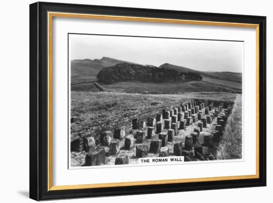 The Roman Wall, Housesteads, Northumberland, 1937-null-Framed Giclee Print