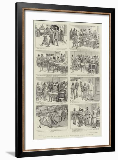 The Romance of a Missing Hat, a Police-Court Episode in Ceylon-William Ralston-Framed Giclee Print