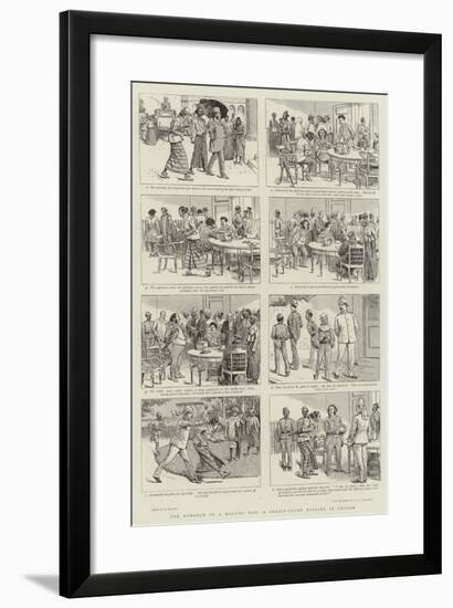 The Romance of a Missing Hat, a Police-Court Episode in Ceylon-William Ralston-Framed Giclee Print