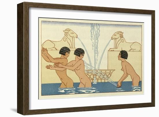 The Romance of a Mummy-Georges Barbier-Framed Giclee Print