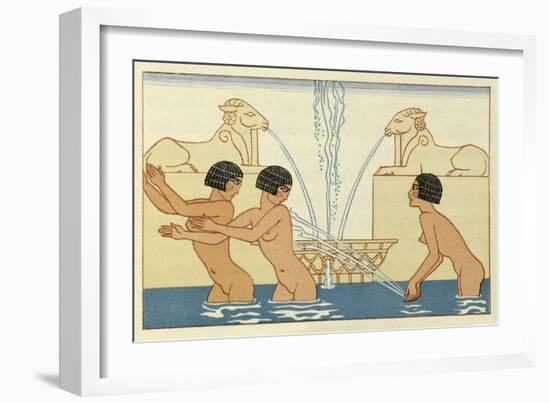 The Romance of a Mummy-Georges Barbier-Framed Giclee Print