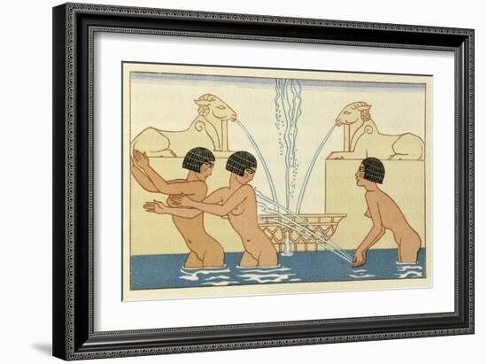 The Romance of a Mummy-Georges Barbier-Framed Giclee Print