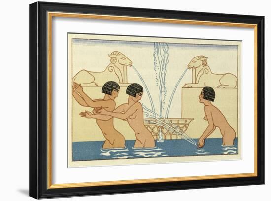 The Romance of a Mummy-Georges Barbier-Framed Giclee Print