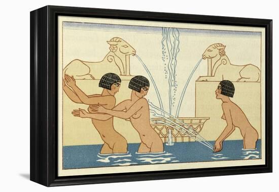 The Romance of a Mummy-Georges Barbier-Framed Premier Image Canvas