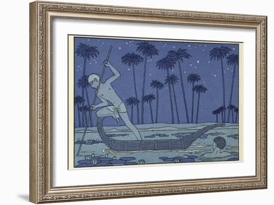 The Romance of a Mummy-Georges Barbier-Framed Giclee Print