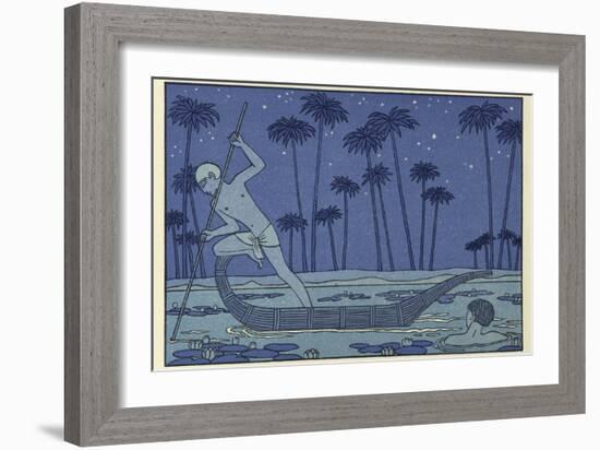 The Romance of a Mummy-Georges Barbier-Framed Giclee Print