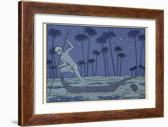 The Romance of a Mummy-Georges Barbier-Framed Giclee Print
