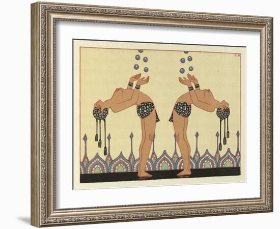 The Romance of a Mummy-Georges Barbier-Framed Giclee Print