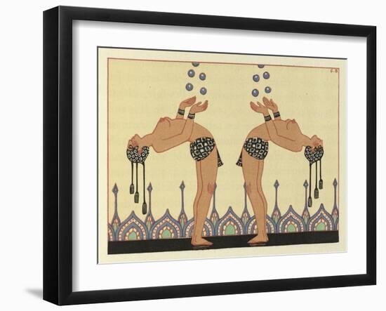 The Romance of a Mummy-Georges Barbier-Framed Giclee Print