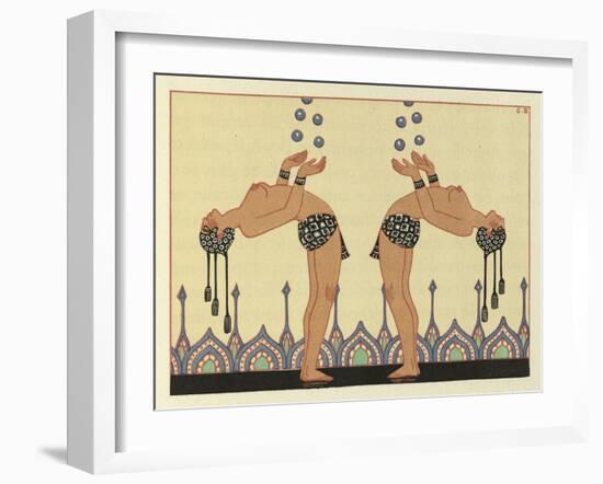 The Romance of a Mummy-Georges Barbier-Framed Giclee Print