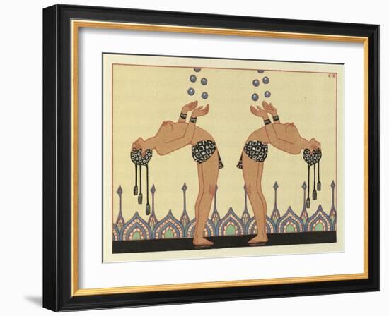 The Romance of a Mummy-Georges Barbier-Framed Giclee Print