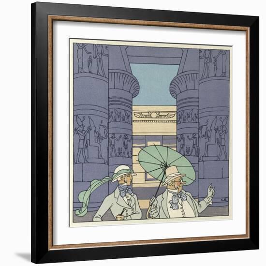 The Romance of a Mummy-Georges Barbier-Framed Giclee Print