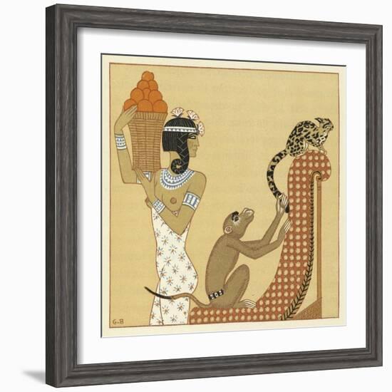 The Romance of a Mummy-Georges Barbier-Framed Giclee Print