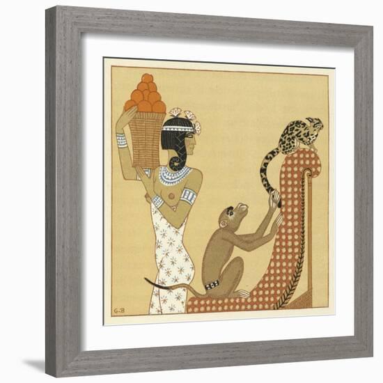 The Romance of a Mummy-Georges Barbier-Framed Giclee Print