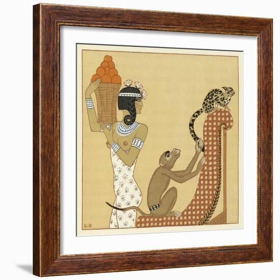 The Romance of a Mummy-Georges Barbier-Framed Giclee Print