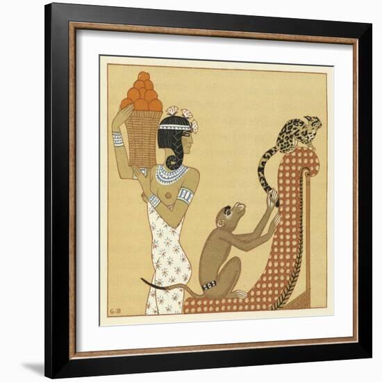 The Romance of a Mummy-Georges Barbier-Framed Giclee Print