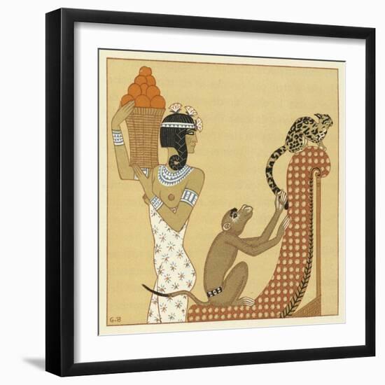 The Romance of a Mummy-Georges Barbier-Framed Giclee Print