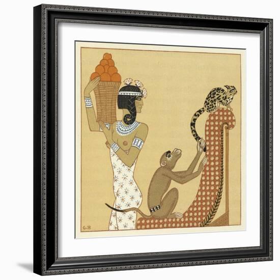 The Romance of a Mummy-Georges Barbier-Framed Giclee Print