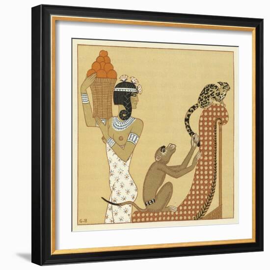 The Romance of a Mummy-Georges Barbier-Framed Giclee Print