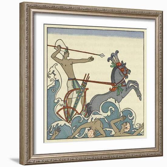 The Romance of a Mummy-Georges Barbier-Framed Giclee Print