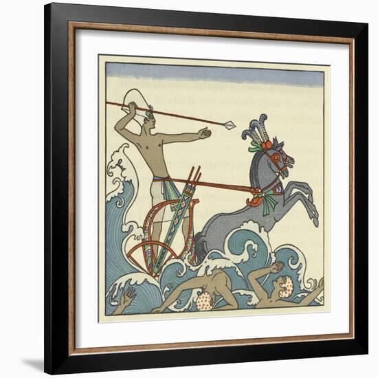 The Romance of a Mummy-Georges Barbier-Framed Giclee Print