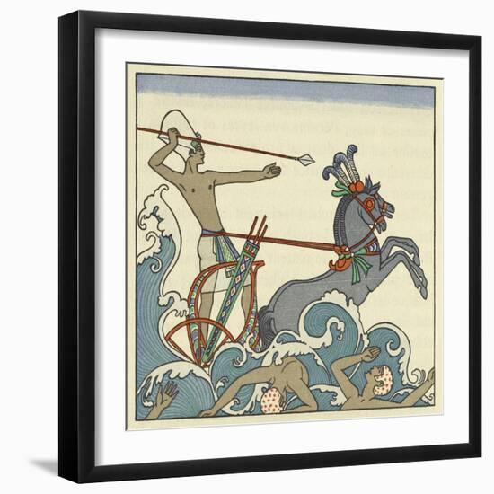 The Romance of a Mummy-Georges Barbier-Framed Giclee Print