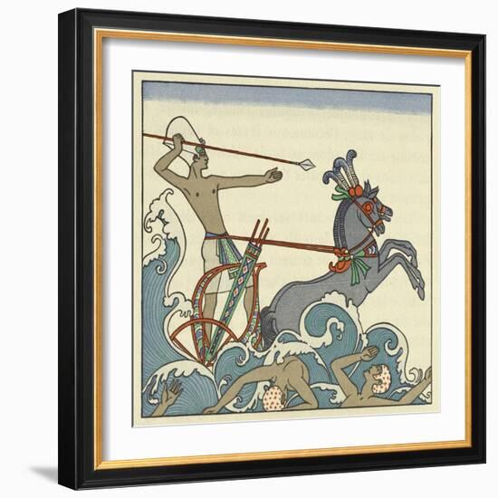 The Romance of a Mummy-Georges Barbier-Framed Giclee Print