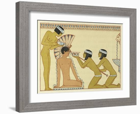 The Romance of a Mummy-Georges Barbier-Framed Giclee Print